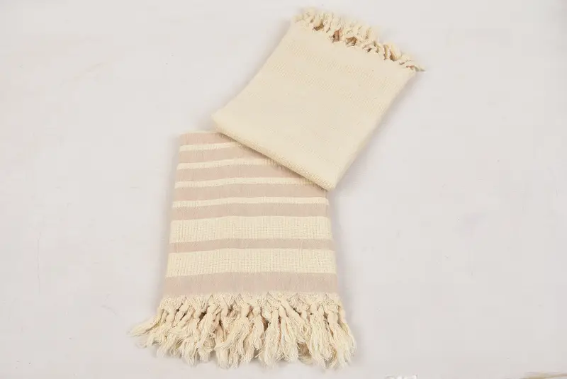 Personalized Dish Towel, Bridesmaid Gifts, Monogrammed Hand Towel, Bachelor Towel, 40x16 Cotton Striped Towel, Personalized Wedding Gift For Couple - 7