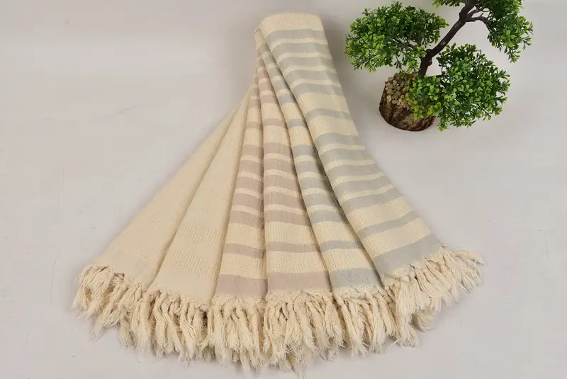 Personalized Dish Towel, Bridesmaid Gifts, Monogrammed Hand Towel, Bachelor Towel, 40x16 Cotton Striped Towel, Personalized Wedding Gift For Couple - 4