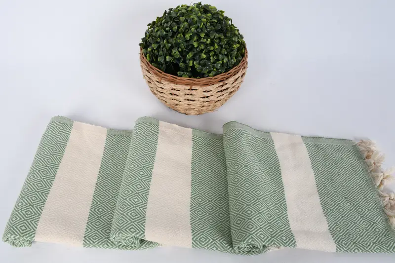 Gift For Her, Embroidery Towel, 36x20 Cotton Diamond Towel, Personalized Dish Towel, Gift Boxes Tea Towels, Turkish Hand Towel, Turkish Tea Towel - 8