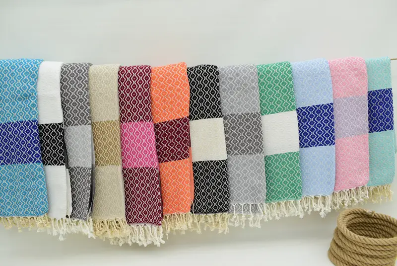 Beach Towel Bulk, Bachelor Gifts, Best Friend Wedding Gift, 70x40 Cotton Striped Towel, Custom Beach Towel, Wedding For Favor, Beach towel - 8