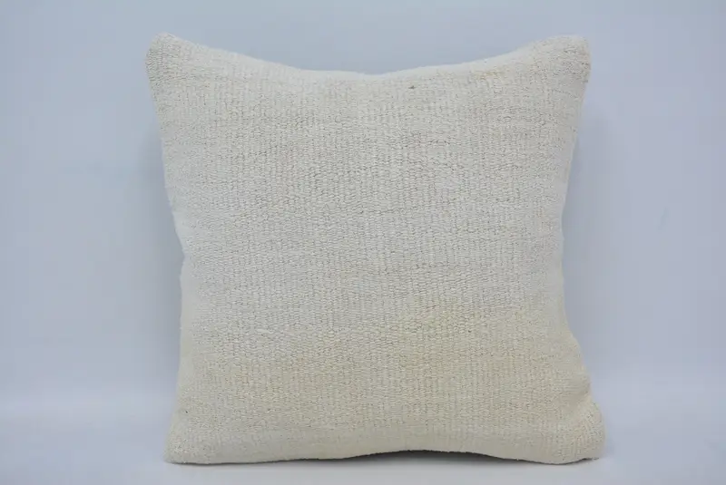 Bolster Pillow Sham, Boho Pillow, Home Decor Pillow, 16x16 Beige Pillow Cover, Pillow for Couch, Customized Cushion Cover, Cushion Case - 1