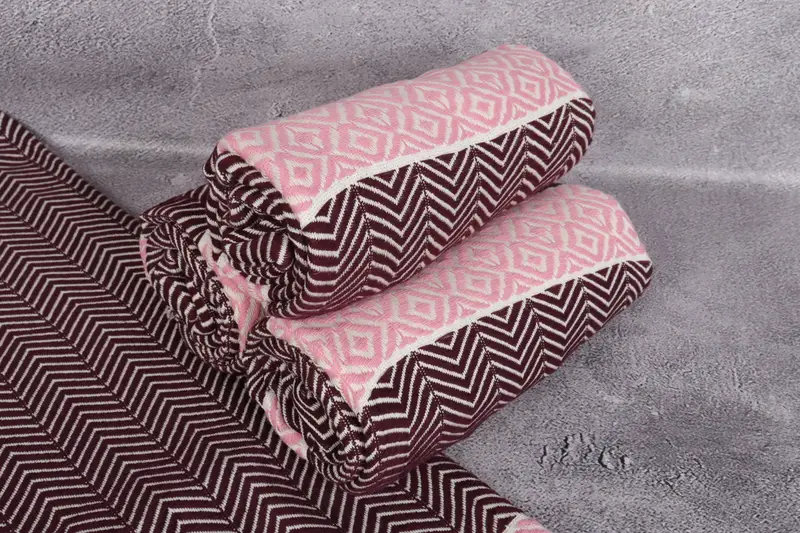 Bachelorette Party Gifts, Florida Bachelorette Party Favors, 70x40 Cotton Chevron Towel, Personalized Turkish Towel, Thin towel, Valentines Day Gift - 7