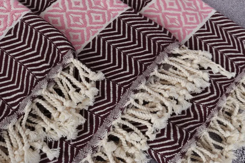 Bachelorette Party Gifts, Florida Bachelorette Party Favors, 70x40 Cotton Chevron Towel, Personalized Turkish Towel, Thin towel, Valentines Day Gift - 5