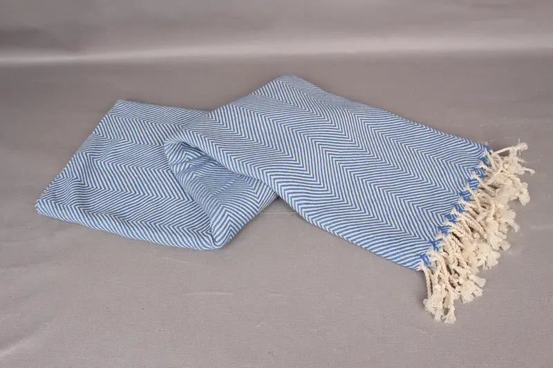 Lightweight towel, Turkish Beach Towel Bulk, Luxury towel, Turkish beach towel, 70x40 Cotton Herringbone Towel, Custom Name Towel, Gift For Coworker - 5