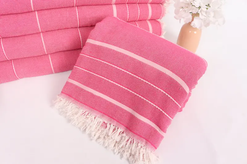 Gift For Wedding Day, Boho Throw Blankets, Personalized Bridesmaid Gift, Bachelorette Party Favors, Throw Blanket Couch, 100x80 Cotton Striped Towel - 4