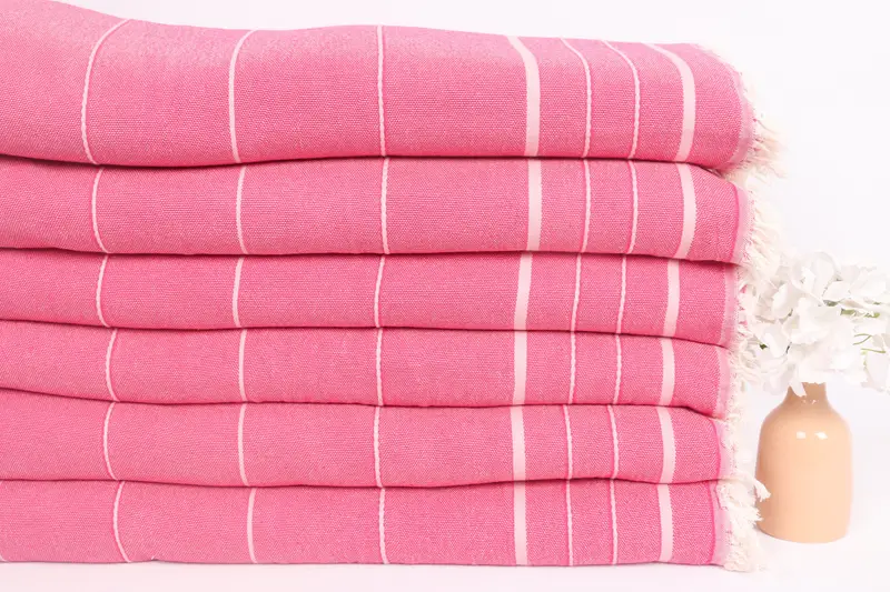Gift For Wedding Day, Boho Throw Blankets, Personalized Bridesmaid Gift, Bachelorette Party Favors, Throw Blanket Couch, 100x80 Cotton Striped Towel - 3