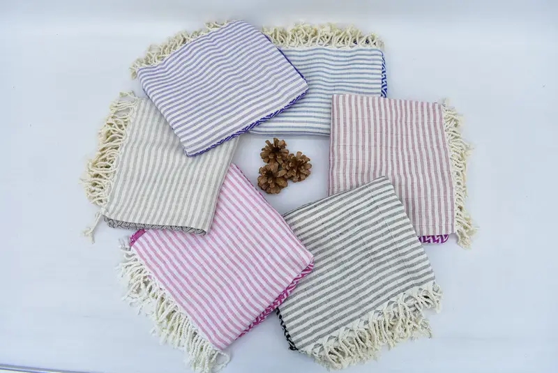 Sand-free towel, Gift For Him, 76x38 Cotton Diamond Towel, Beach Bachelorette Party Decorations, Organic Turkish towel, Anniversary Gift For Her - 3