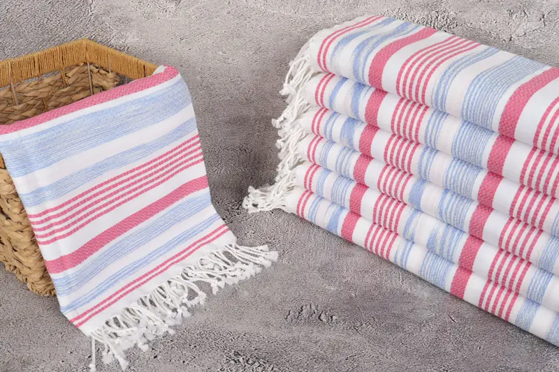 Turkish Towel Beach, Bachelorette Party Gifts Bridesmaids, Customized Turkish Towel, Valentines Day Gift, Turkish towel, 70x40 Cotton Striped Towel - 3