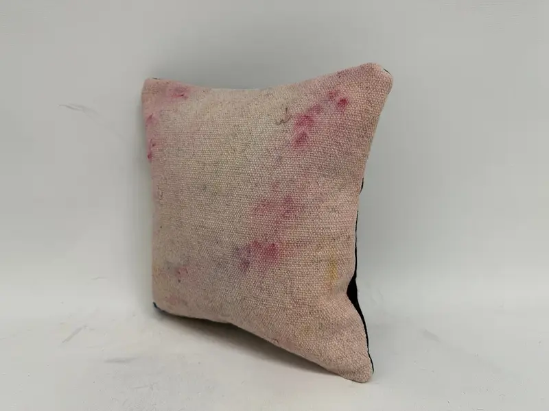 12x12 Beige Pillow Cover, Boho Pillow Sham Cover, Pillow, Vintage Kilim Throw Pillow, Car Pillow Sham, Ethnical Kilim Rug Pillow - 4