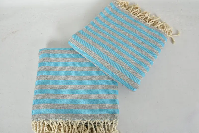 70x36 Cotton Striped Towel, Handmade Turkish Towel, Organic towel, Turkish bath towel, Halloween Gifts, Gifts For Him, Customized Turkish Towel - 6