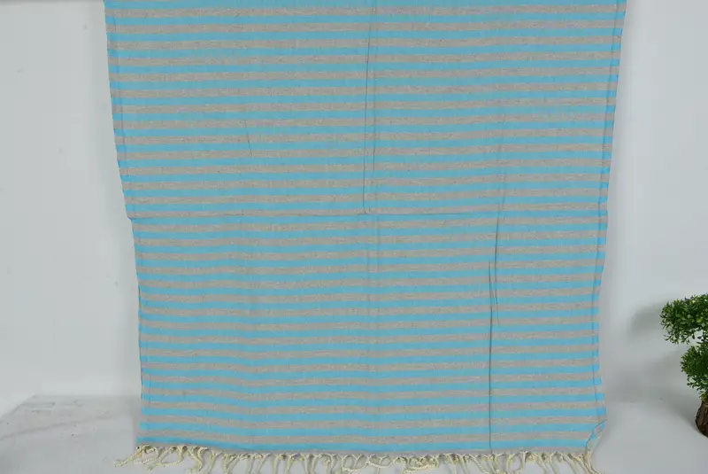 70x36 Cotton Striped Towel, Handmade Turkish Towel, Organic towel, Turkish bath towel, Halloween Gifts, Gifts For Him, Customized Turkish Towel - 7