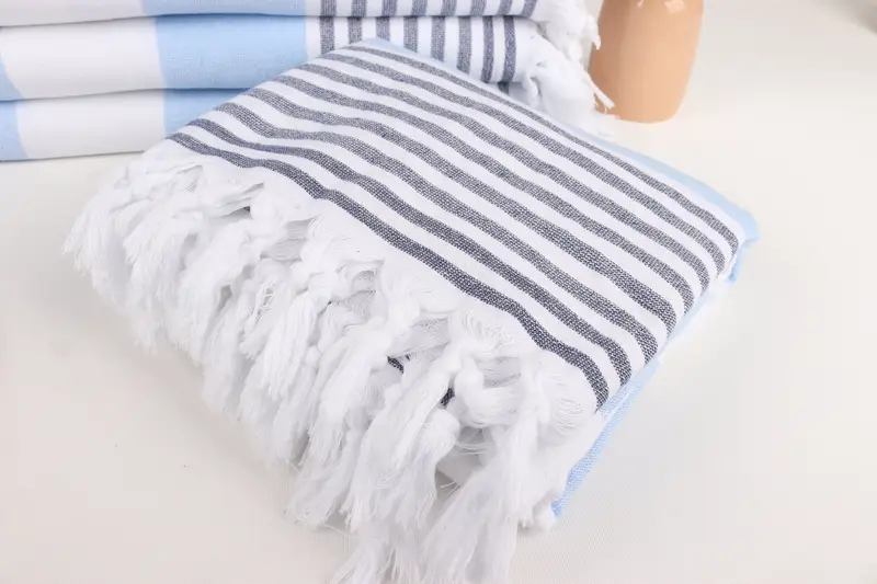 Gift For Her, Spa Towel, 68x36 Cotton Striped Terry Towel, Maid Of Honor Gift, Monogrammed Beach Towel, Bachelor Gifts, Girls Weekend Getaways Ideas - 5