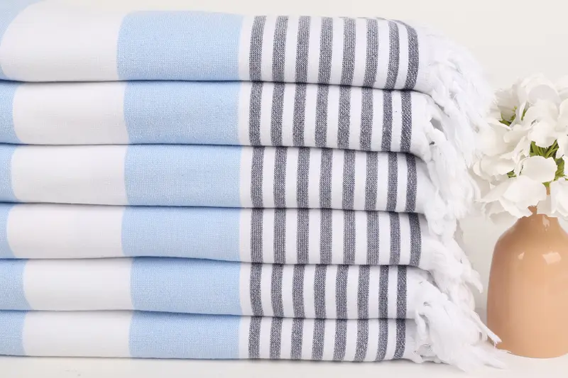 Gift For Her, Spa Towel, 68x36 Cotton Striped Terry Towel, Maid Of Honor Gift, Monogrammed Beach Towel, Bachelor Gifts, Girls Weekend Getaways Ideas - 3