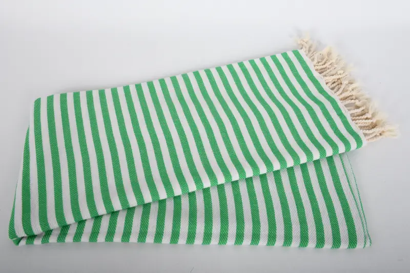 Personalized Towel, Xmas Gifts, Turkish Towel Monogram, Thin towel, 70x40 Cotton Striped Towel, Turkish Bath Towel Set, Large Turkish Towel - 5