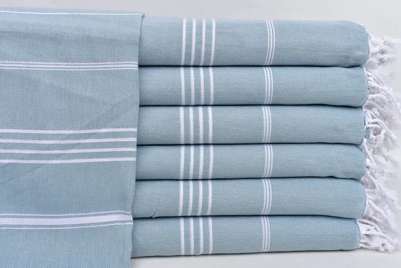 Bridesmaid Gift, Turkish Towel Beach, Large Turkish Towel, Bachelor Party Favors, Gift For Bride, 70x40 Cotton Striped Towel, Bridemaids Beach Towel - 1