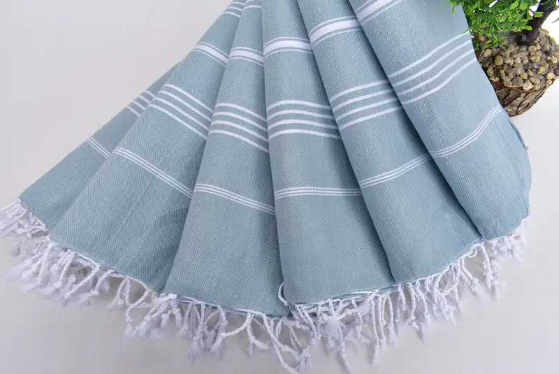 Bridesmaid Gift, Turkish Towel Beach, Large Turkish Towel, Bachelor Party Favors, Gift For Bride, 70x40 Cotton Striped Towel, Bridemaids Beach Towel - 4