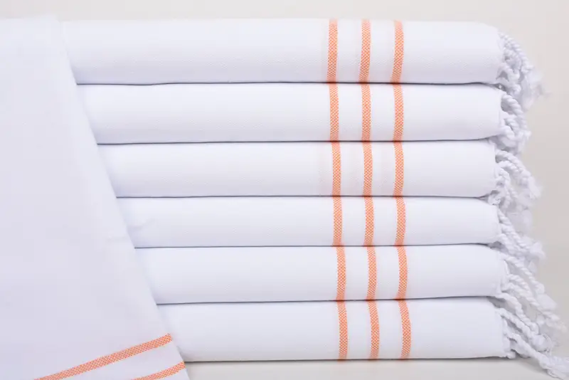 Bridesmaid Gifts, Gift For The Home, Small Bath Towels, 40x24 Cotton Striped Towel, Personalized Wedding Gift For Couple, Turkish Tea Towel - 1