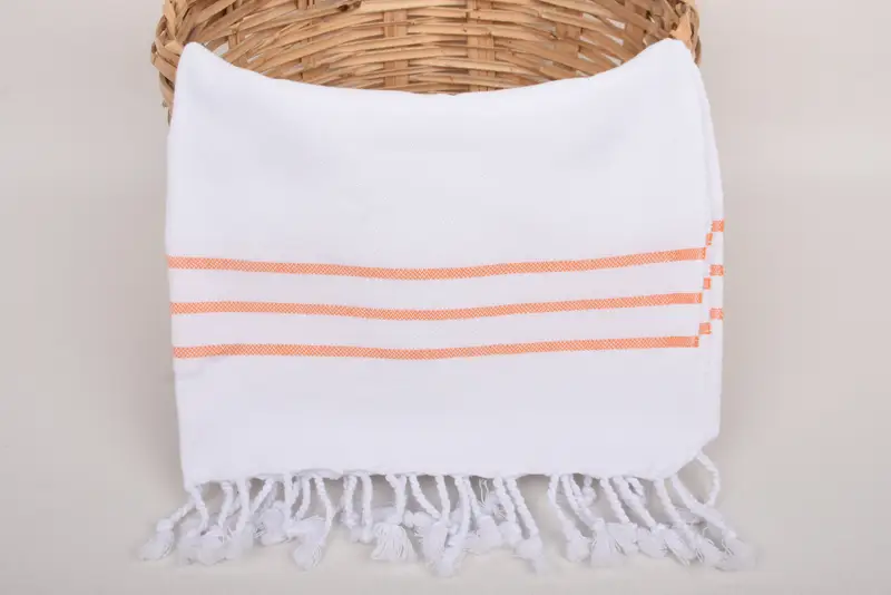 Bridesmaid Gifts, Gift For The Home, Small Bath Towels, 40x24 Cotton Striped Towel, Personalized Wedding Gift For Couple, Turkish Tea Towel - 5