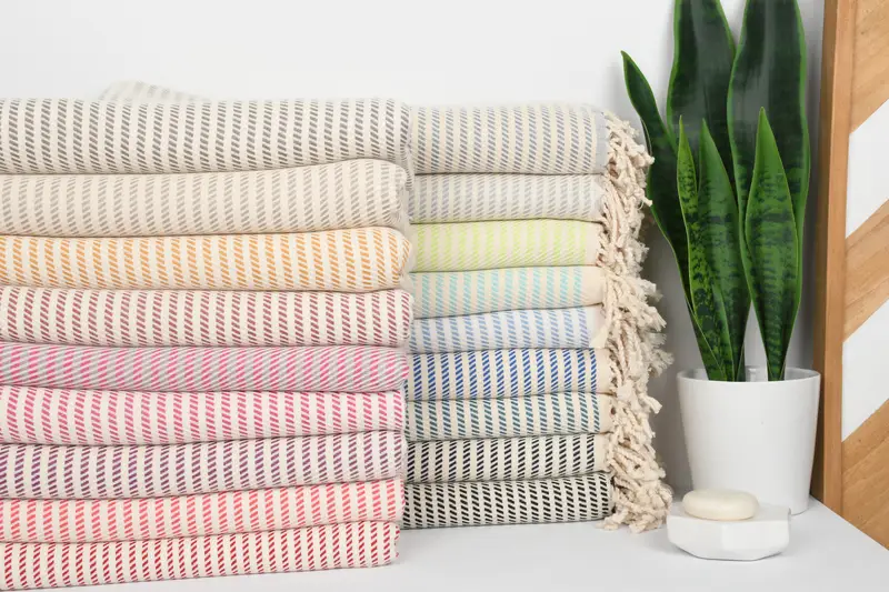 Personalized Wedding Gift, 70x40 Cotton Polka Dot Towel, Unique Wedding Gift, Turkish beach towel, Wedding Shower Gift, Bridesmaid Gift - 2