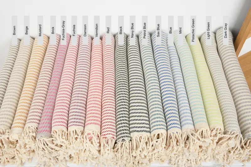 Personalized Wedding Gift, 70x40 Cotton Polka Dot Towel, Unique Wedding Gift, Turkish beach towel, Wedding Shower Gift, Bridesmaid Gift - 1