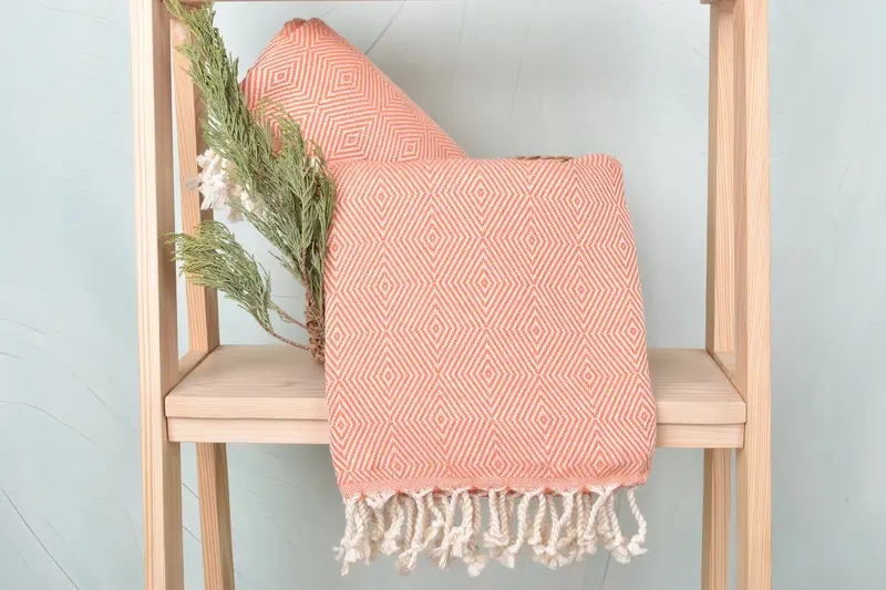 Valentines Day Gift For Him, Bachelorette Party Gifts Bridesmaids, Personalized Turkish Towel, 74x40 Cotton Diamond Towel, Summer Gift, Spa Towel - 4