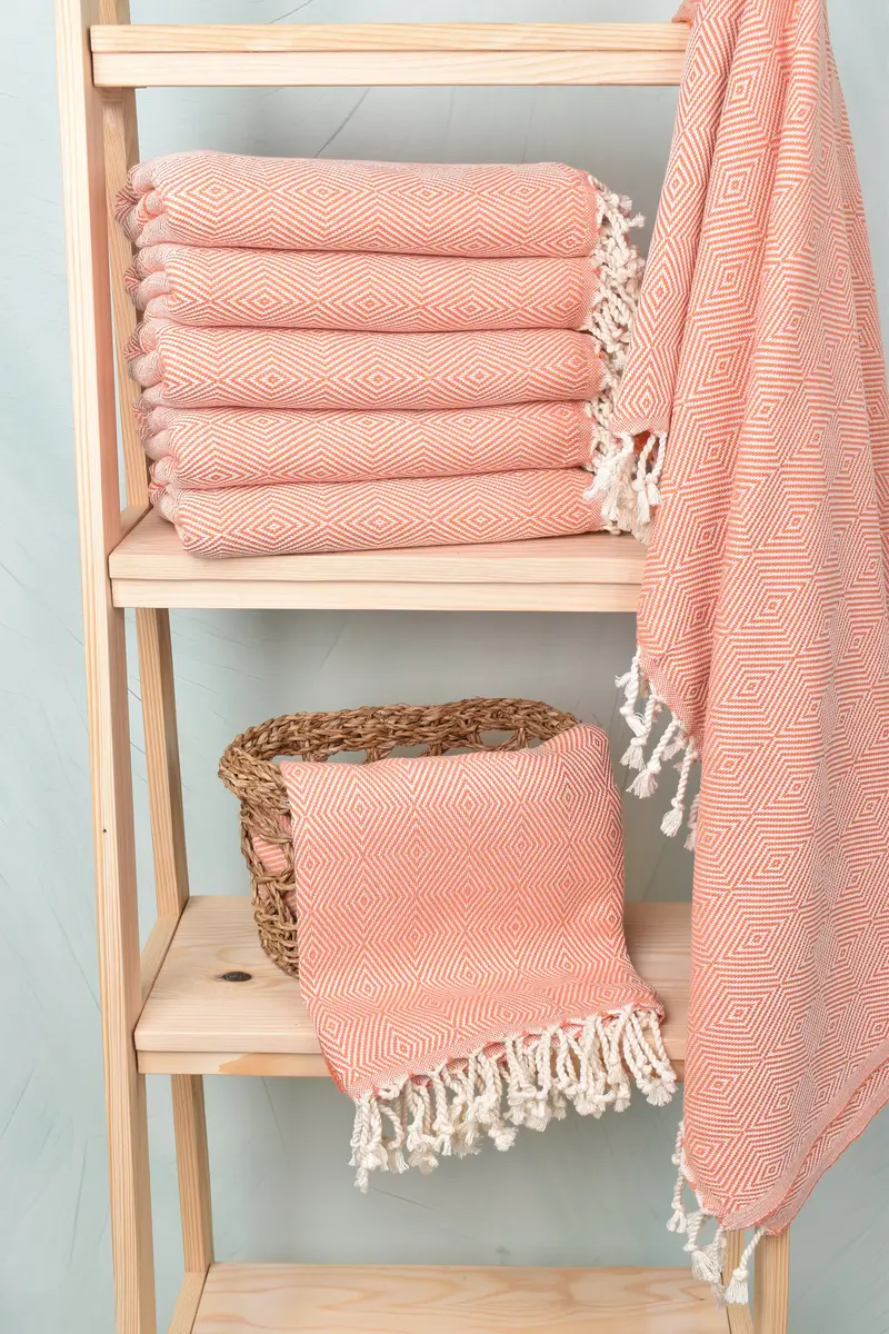 Valentines Day Gift For Him, Bachelorette Party Gifts Bridesmaids, Personalized Turkish Towel, 74x40 Cotton Diamond Towel, Summer Gift, Spa Towel - 3