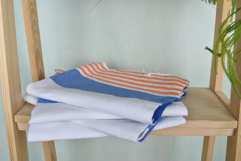 Kitchen Towel, 40x24 Cotton Striped Towel, Personalized Gift For Her, Personalized Gifts, Summer Gift, Bridesmaid Gifts, Gift For Wedding Day - 7