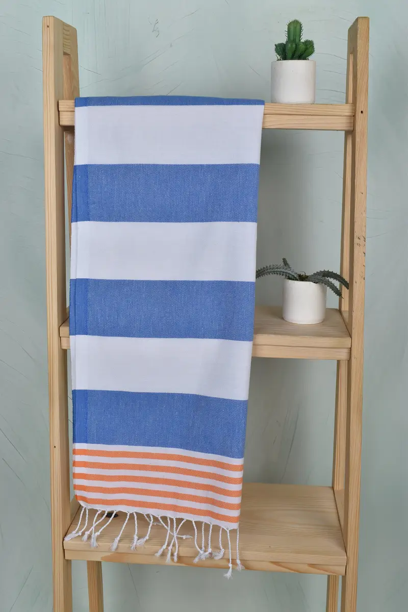 Kitchen Towel, 40x24 Cotton Striped Towel, Personalized Gift For Her, Personalized Gifts, Summer Gift, Bridesmaid Gifts, Gift For Wedding Day - 8