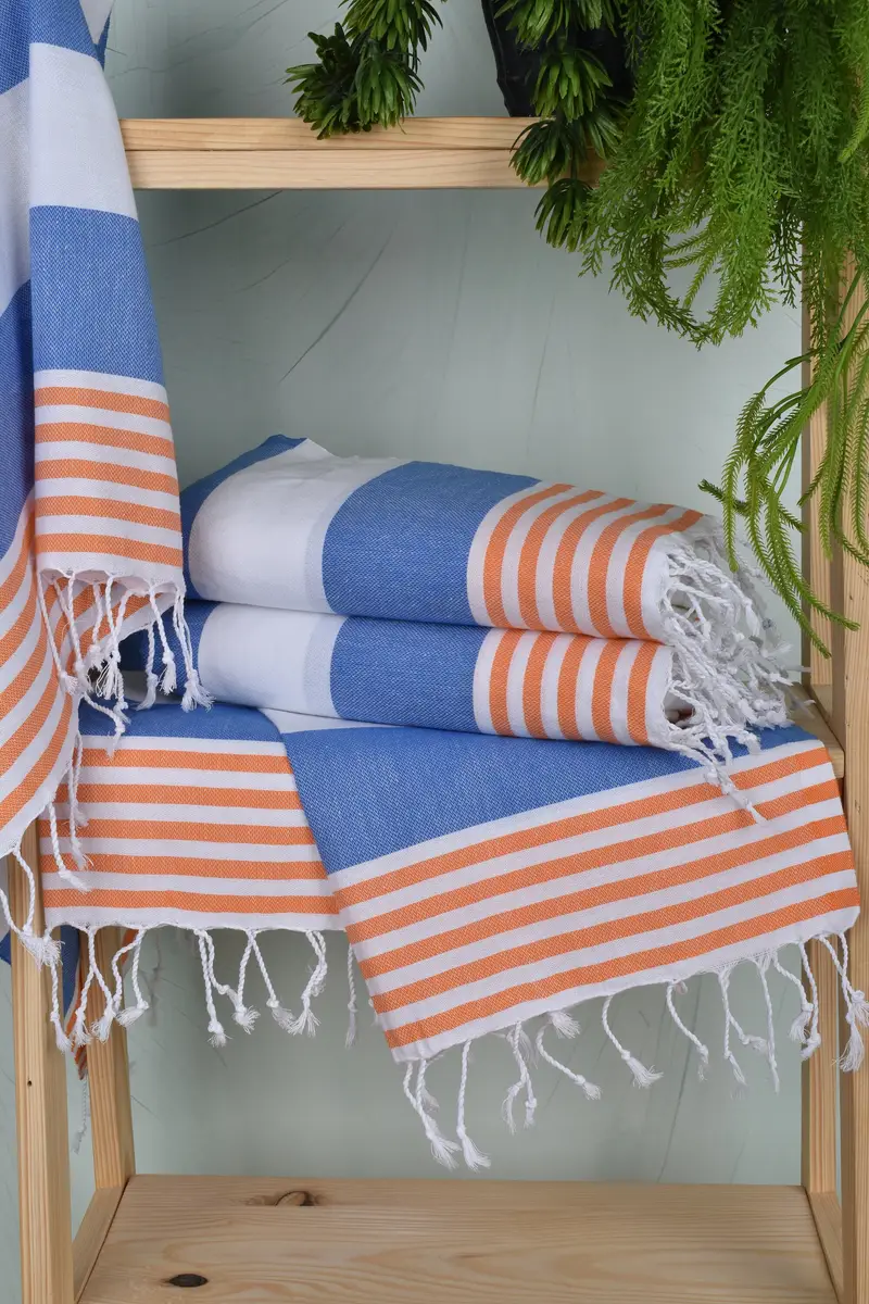 Kitchen Towel, 40x24 Cotton Striped Towel, Personalized Gift For Her, Personalized Gifts, Summer Gift, Bridesmaid Gifts, Gift For Wedding Day - 6