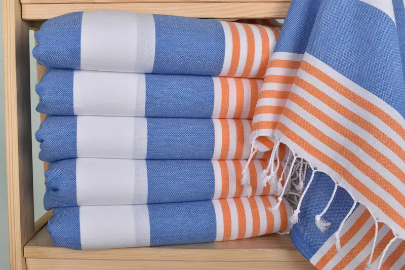 Kitchen Towel, 40x24 Cotton Striped Towel, Personalized Gift For Her, Personalized Gifts, Summer Gift, Bridesmaid Gifts, Gift For Wedding Day - 2