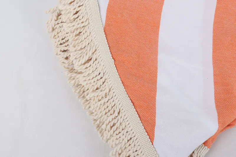Beach Towel Bulk, Peshtemal Towel, Beach Towel Personalized, Thin towel, Employee Gifts, Personalized Wedding Gift, 64x64 Cotton Striped Round Towel - 5