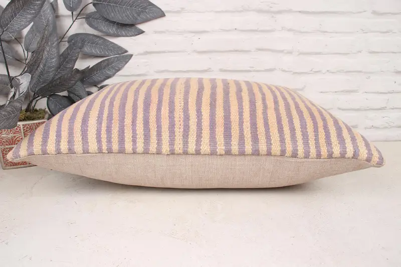Vintage yastık, yastık, anatolian yastık kapağı, 16x24 bej yastık, özel yastık, dekoratif yastık, hediye yastığı, yastık kanepe - 5