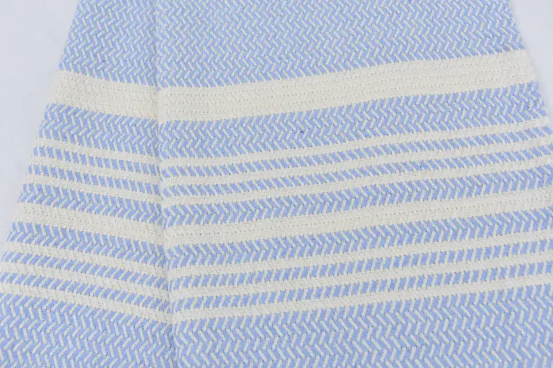 Wedding Day Gift For Bride, Bachelorette Towel, Personalized Kitchen Towel, Turkish Tea Towel, 40x18 Cotton Striped Towel, Small Bath Towels - 7