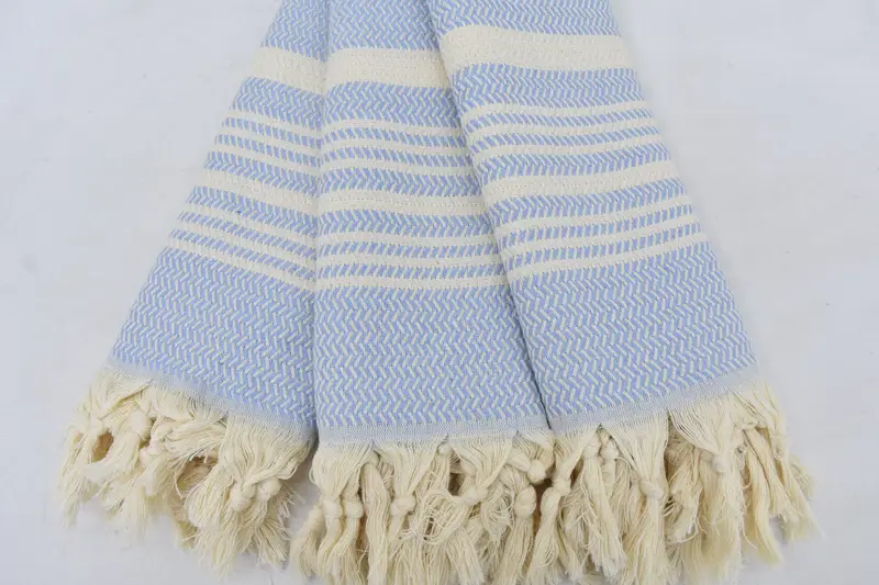 Wedding Day Gift For Bride, Bachelorette Towel, Personalized Kitchen Towel, Turkish Tea Towel, 40x18 Cotton Striped Towel, Small Bath Towels - 5