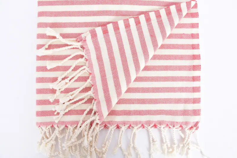 40x24 Cotton Striped Towel, Beach Bachelorette Party Decorations, Personalized Dish Towel, Bride Gift, Spa Towel, Turkish Tea Towel, Kitchen Towel - 8