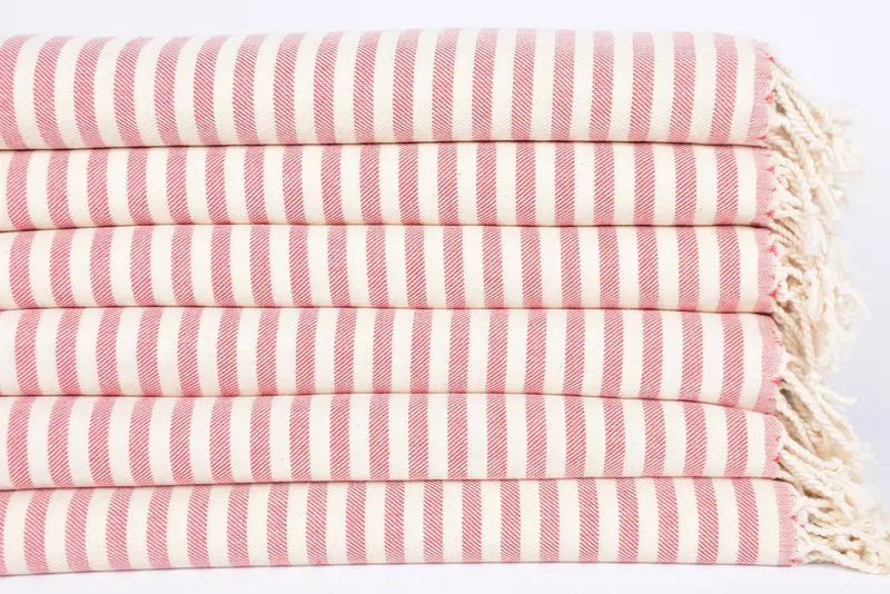 40x24 Cotton Striped Towel, Beach Bachelorette Party Decorations, Personalized Dish Towel, Bride Gift, Spa Towel, Turkish Tea Towel, Kitchen Towel - 3