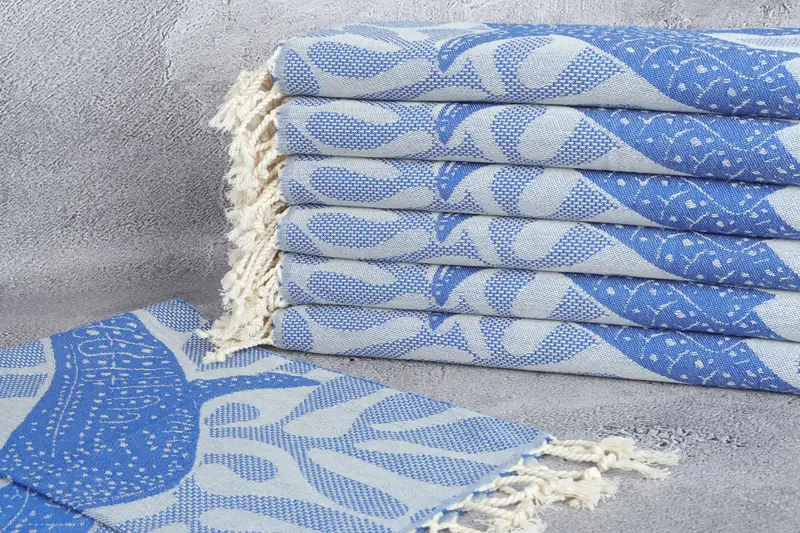 Gifts For Him, Wedding Favors, Bridesmaid Gifts, 40x18 Cotton Whale Design Towel, Baby Boy Gift, Spa Towel, Home Decor Gifts, Monogrammed Hand Towel - 3