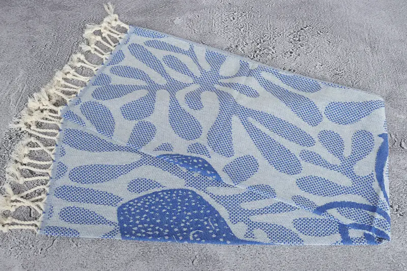 Gifts For Him, Wedding Favors, Bridesmaid Gifts, 40x18 Cotton Whale Design Towel, Baby Boy Gift, Spa Towel, Home Decor Gifts, Monogrammed Hand Towel - 7