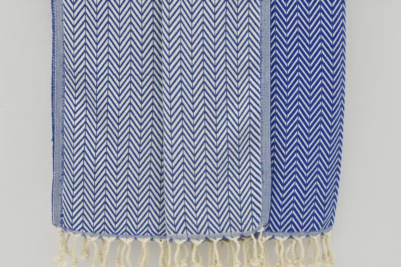 Quick-Dry Beach Towel, 70x40 Cotton Zig zag Towel, Guest Towel, Soft towel, Wedding Towel, Personalized Gift, Bachelor Gift, Beach Wedding Favor - 7