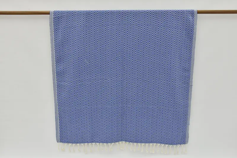 Quick-Dry Beach Towel, 70x40 Cotton Zig zag Towel, Guest Towel, Soft towel, Wedding Towel, Personalized Gift, Bachelor Gift, Beach Wedding Favor - 8