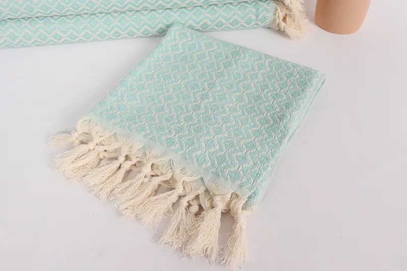 Toalla de mano de monograma, regalo para él, toalla de cocina personalizada, toalla de cocina, toalla de diamante de algodón 36x18, regalo de boda con tema de playa, regalo personalizado - 5