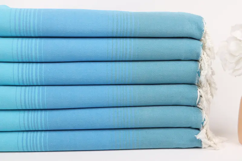 Best Friend Gift, Turkish Towel Beach Towel, Bachelorette Party Favors, Bridesmaid Favors, Beach Towel Gift, Yoga Towel, 68x36 Cotton Striped Towel - 3