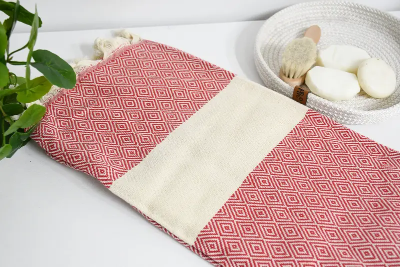 Personalized Hand Towel, 36x20 Cotton Diamond Towel, Bridesmaid Gifts, Personalized Gifts, Valentines Gift, Beach Theme Bachelorette Party - 7