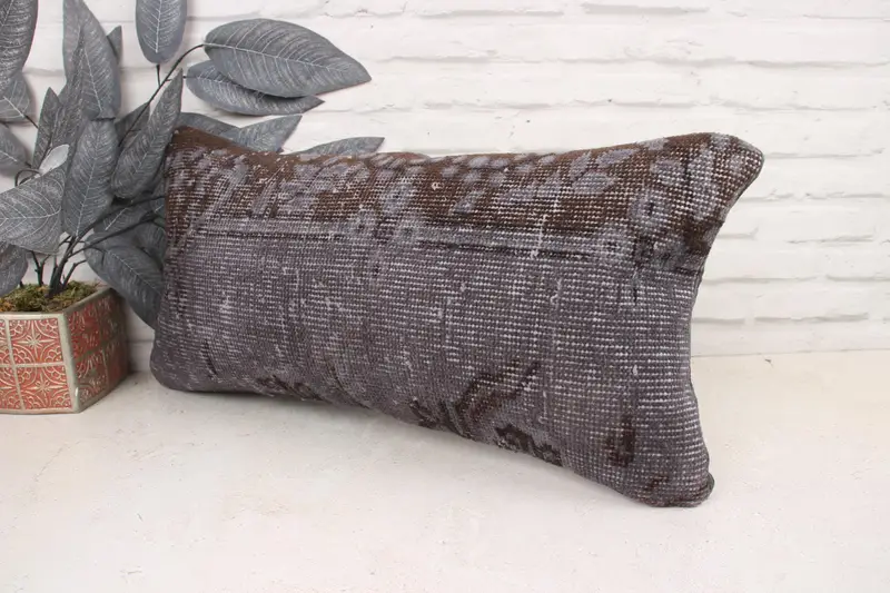 Pillow Cover, Pillow for Couch, Home Decor Pillow, 12x24 Brown Pillow, Interior Designer Pillow, Aztec Pillow Cover - 4