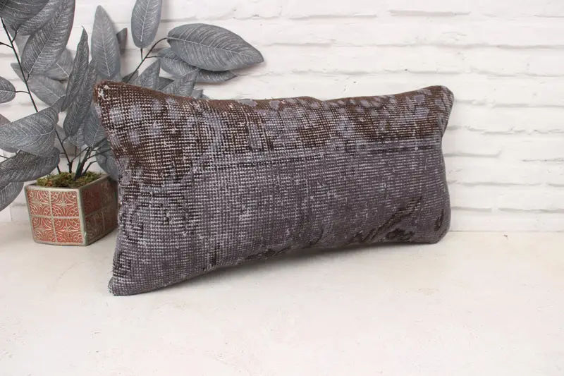 Pillow Cover, Pillow for Couch, Home Decor Pillow, 12x24 Brown Pillow, Interior Designer Pillow, Aztec Pillow Cover - 3