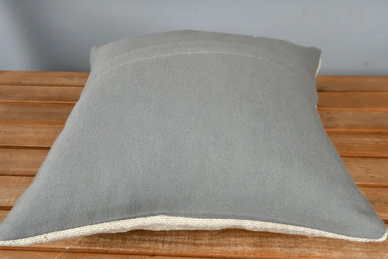Vintage Kilim Throw Pillow, Handmade Kilim Cushion, Interior Designer Pillow, 16x16 Beige Pillow, Pastel Pillow Cover, Pillow - 5