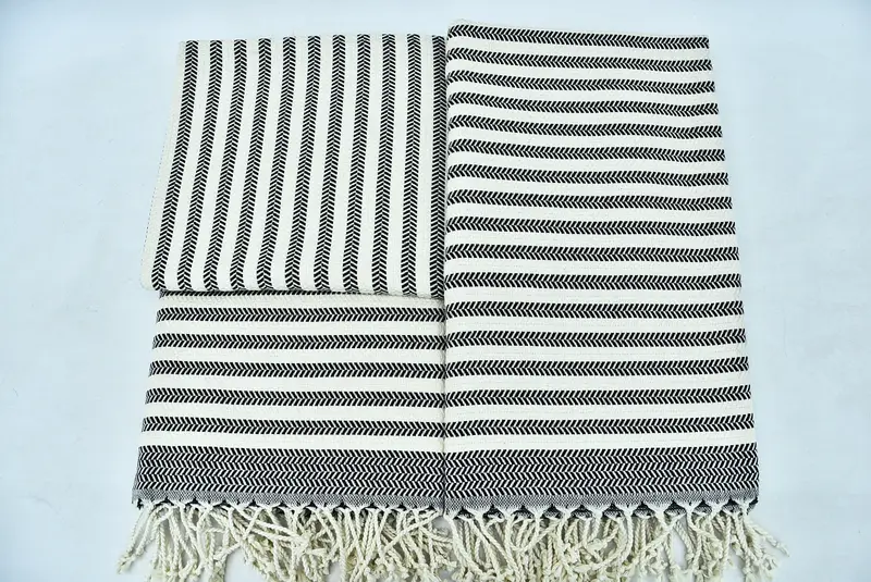Beach Towel Bulk, 70x40 Cotton Chevron Towel, Turkish Bath Towel Set, Custom Name Towel, Thin towel, Embroidered Towel, Engagement Gift, Guest Towel - 4
