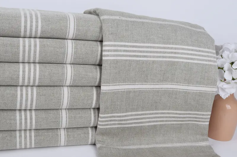 Housewarming Gift, Mexico Bachelorette Party Gifts, Valentines Day Gift Idea, Peshtemal Towel, 68x40 Cotton Striped Towel, Quick-dry towel - 2