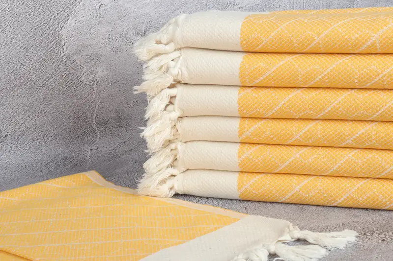 Wedding Anniversary Gift, Turkish Tea Towel, Boyfriend Gift, Bridesmaid Gifts, Custom Hand Towel, 36x18 Cotton Geometric Towel, Gift For Boyfriend - 2