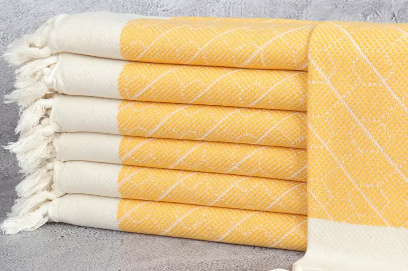 Wedding Anniversary Gift, Turkish Tea Towel, Boyfriend Gift, Bridesmaid Gifts, Custom Hand Towel, 36x18 Cotton Geometric Towel, Gift For Boyfriend - 1